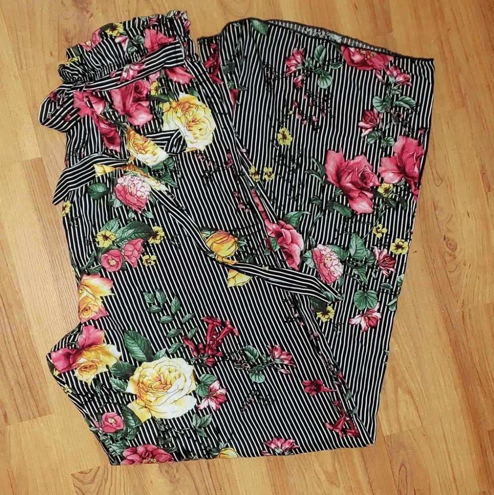 Floral boho pant